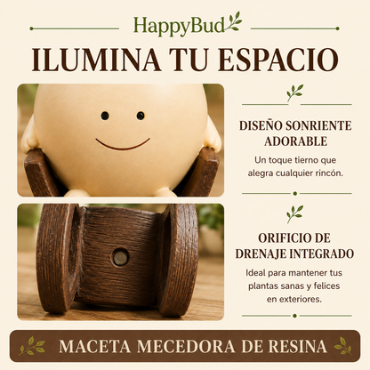 HappyBud™ Maceta Mecedora Feliz